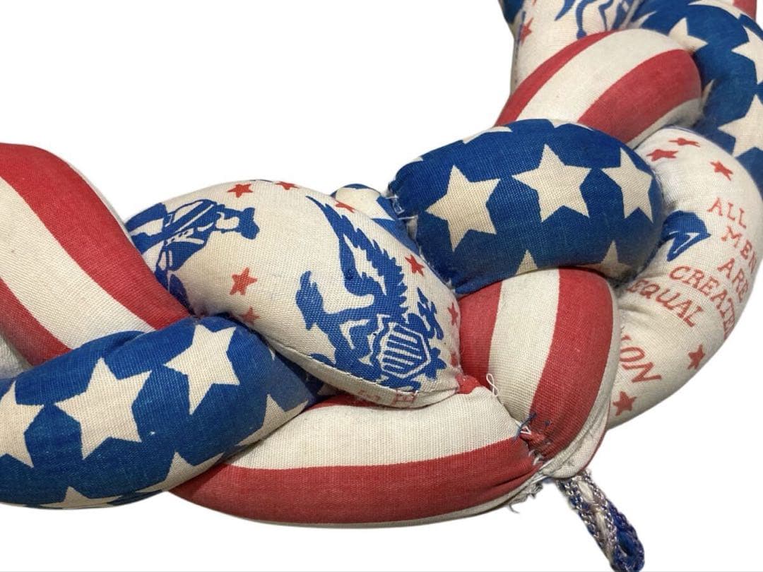 70s ビンテージ アメリカ 独立記念 星条旗 オーナメント ベニントンフラッグ