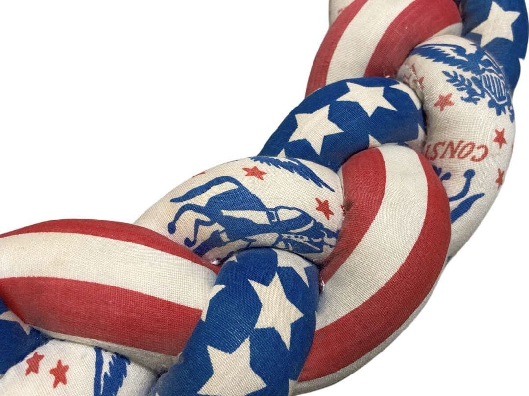 70s ビンテージ アメリカ 独立記念 星条旗 オーナメント ベニントンフラッグ