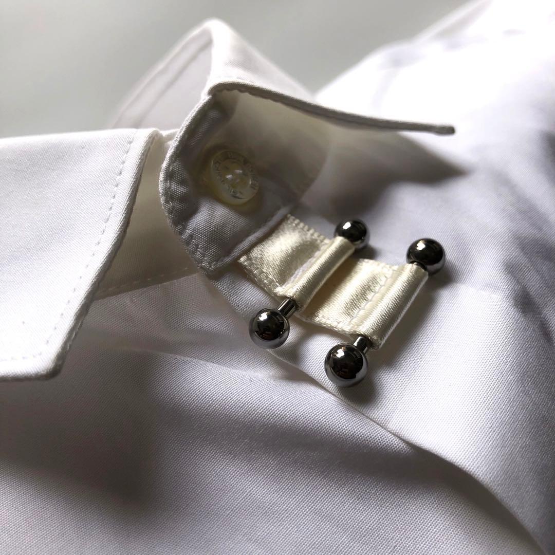 ★美品★ニールバレット ドレスシャツ ボディピアス 白 フェティッシュ モード