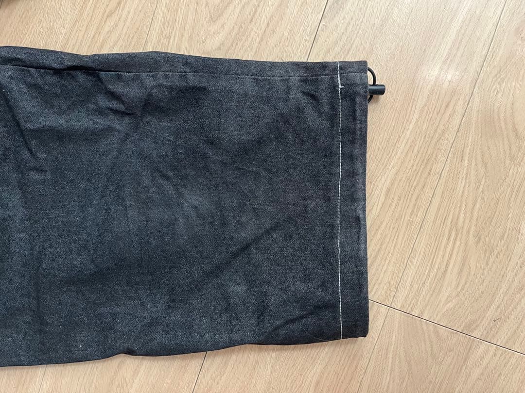 REPUBLIC ブラックデニムジャケットパンツセット　24-25