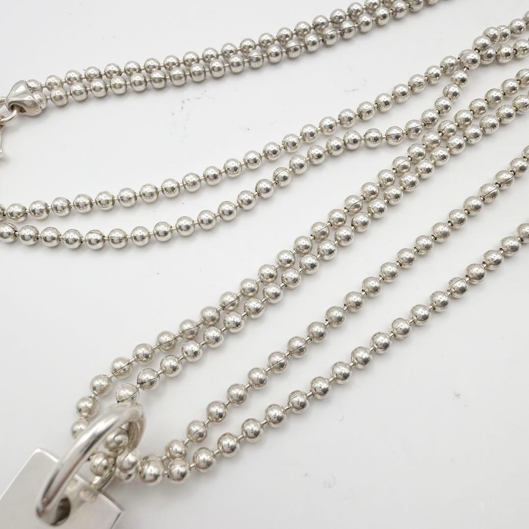 しげたん。　GUCCI シルバーネックレス