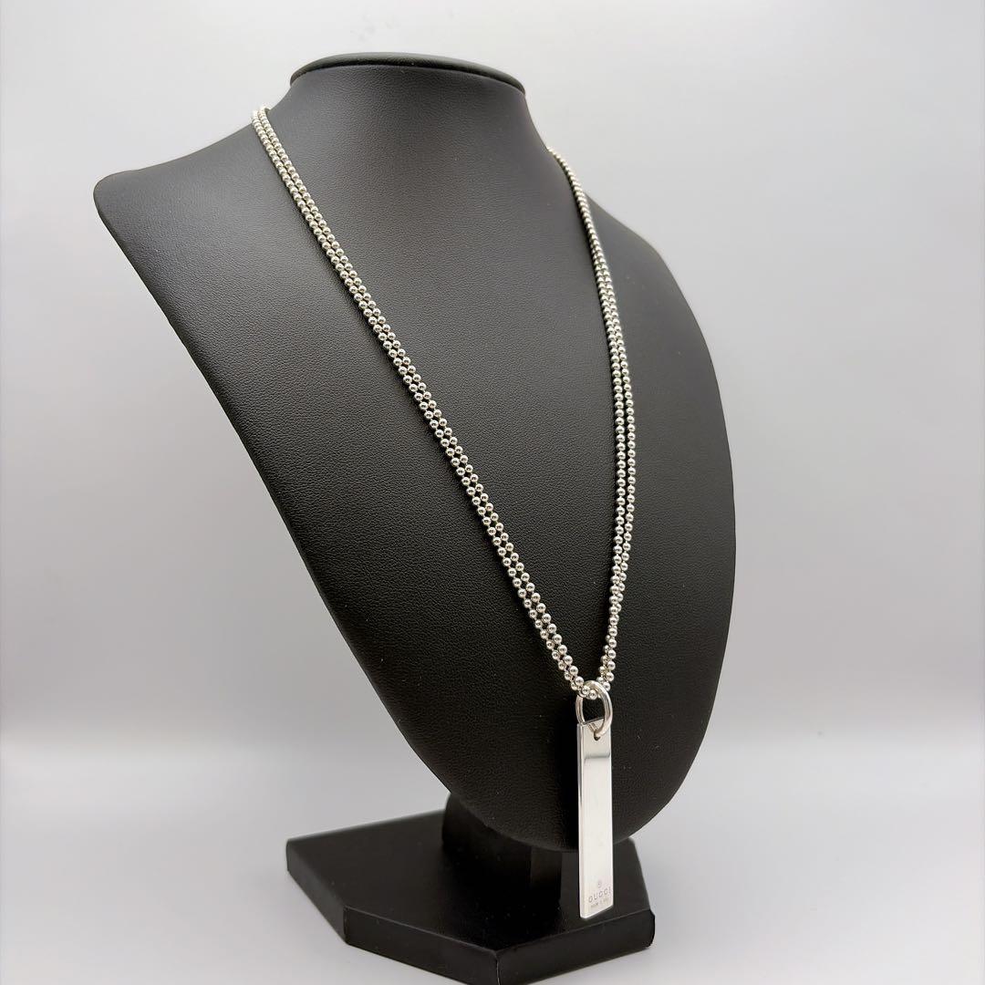 しげたん。　GUCCI シルバーネックレス