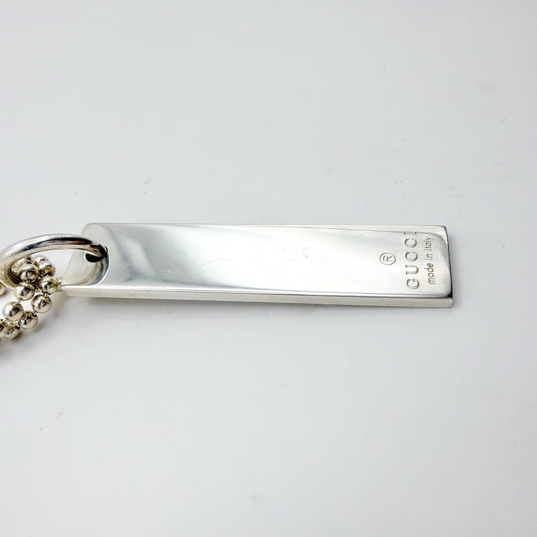 しげたん。　GUCCI シルバーネックレス