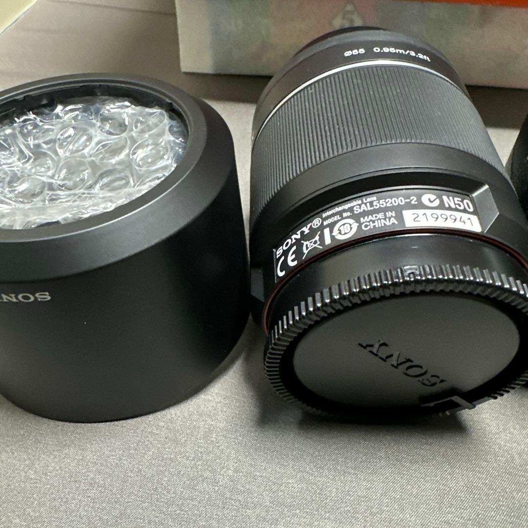 新品SONY SLT-A65VYミラーレス一眼 α65 ダブルズームレンズキット