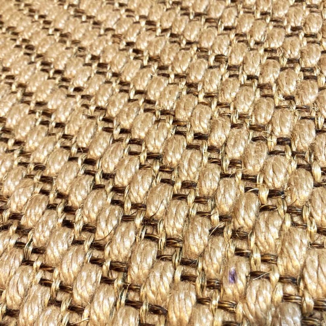 値下！ 天然素材ジュートラグHELLESTED ナチュラルデザイン133×195