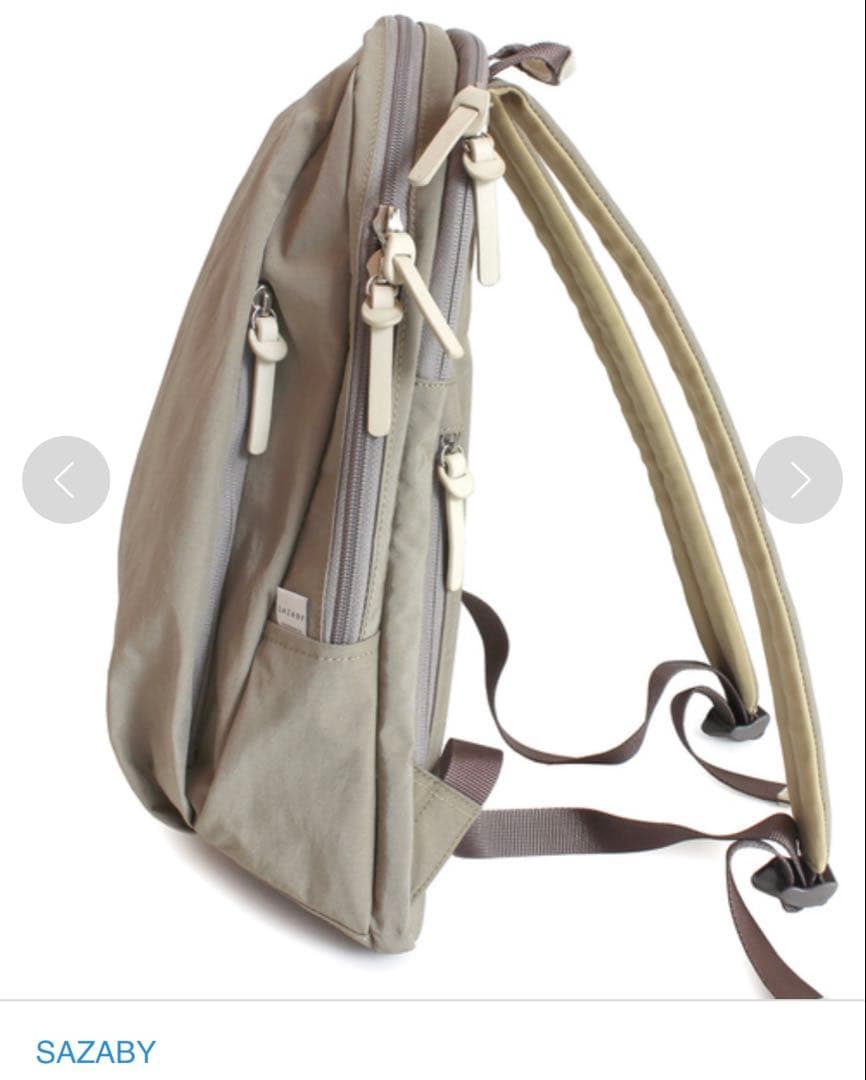 SAZABY PLUS LINE ROUND DAYPACK M グレー