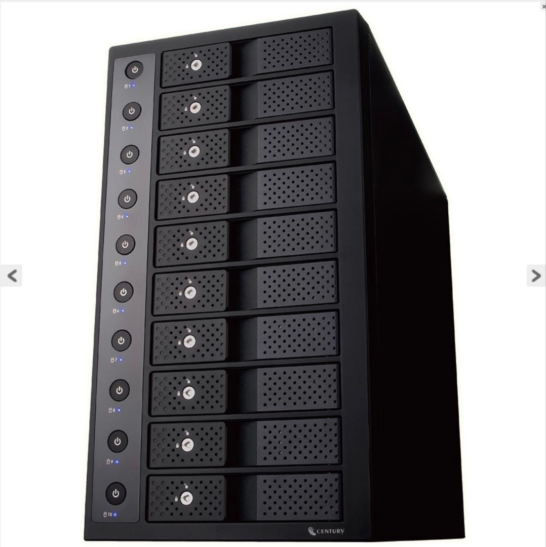 ⭐️動作良好 センチュリー 裸族のスカイタワー 10Bay USB3.2 Gen2