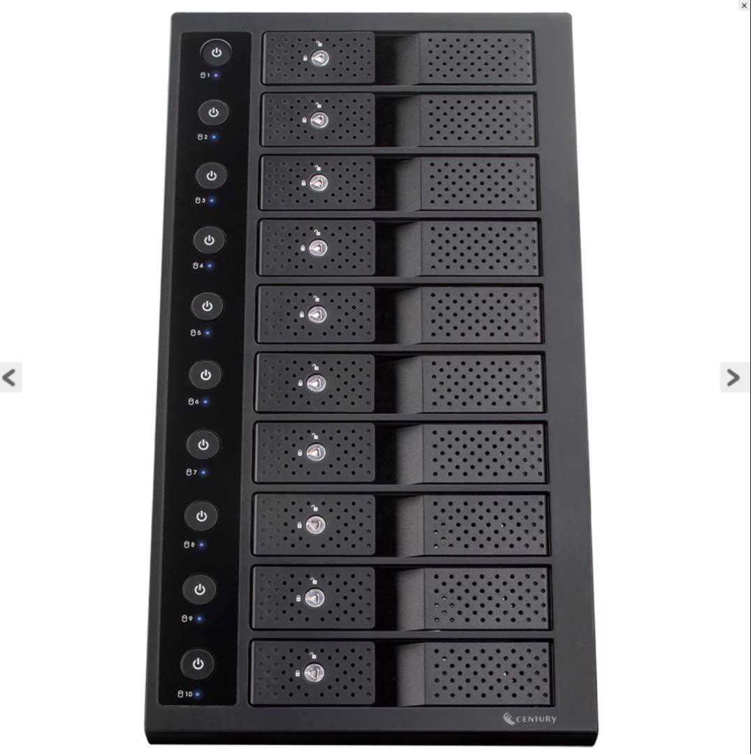 ⭐️動作良好 センチュリー 裸族のスカイタワー 10Bay USB3.2 Gen2