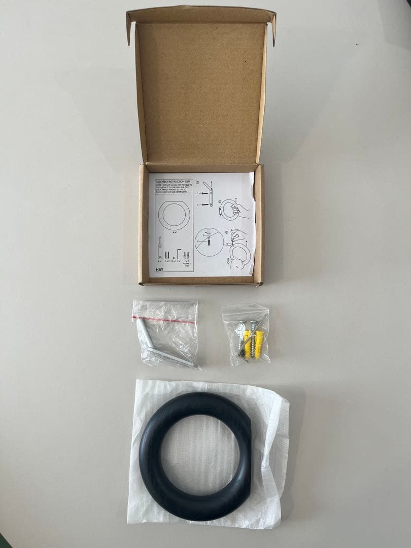 HAY 廃盤 希少 ジムフック M ブラック インテリア 壁掛け