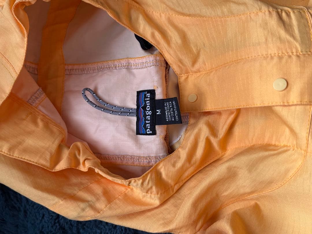 Patagonia パタゴニア アノラックパーカー Mサイズ イエロー 美品