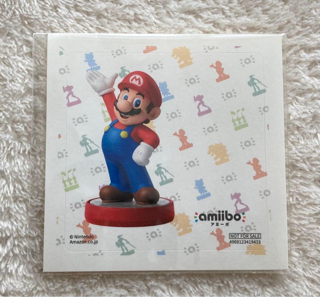 新品同様　カービィ ワドルディ amiibo マリオステッカー付き