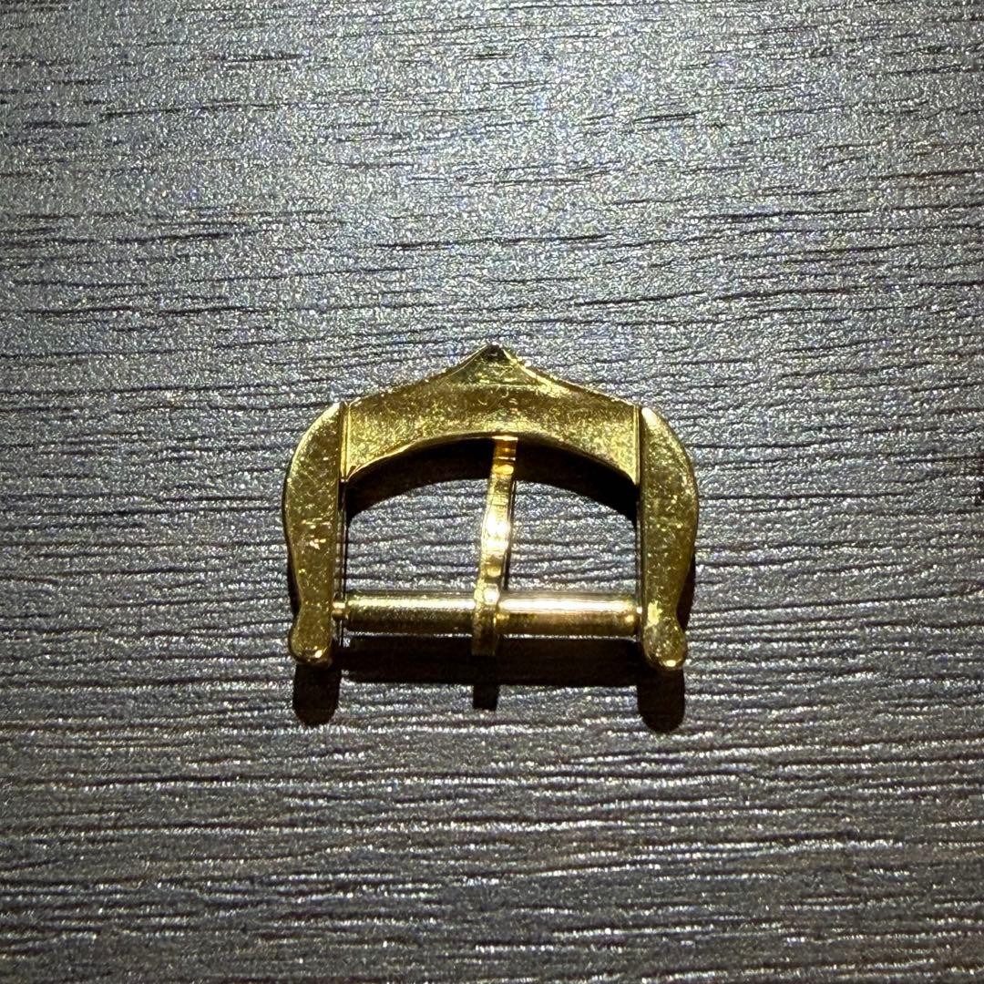 管番194 美品 カルティエ 金色 純正尾錠　12mm 幅 12ミリ オリジナル