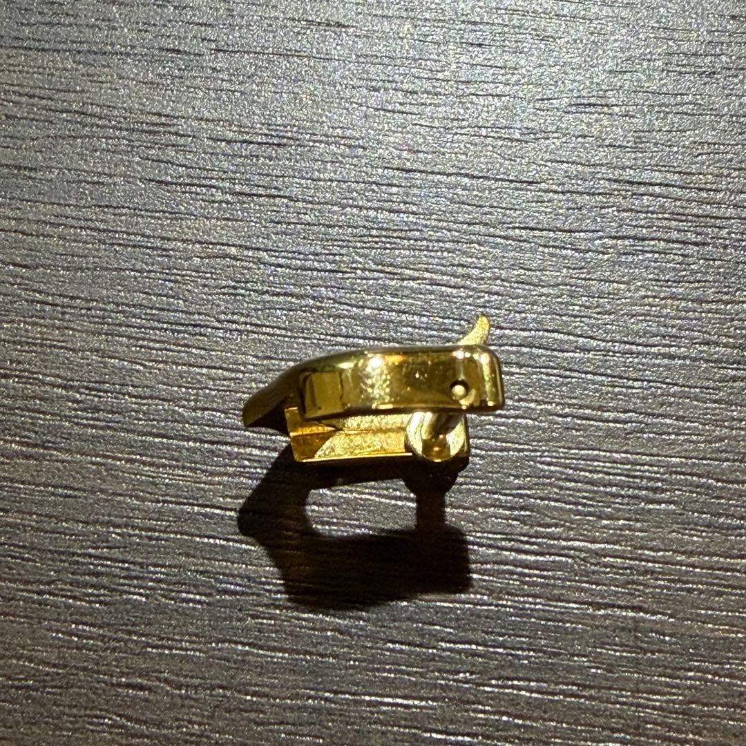 管番194 美品 カルティエ 金色 純正尾錠　12mm 幅 12ミリ オリジナル