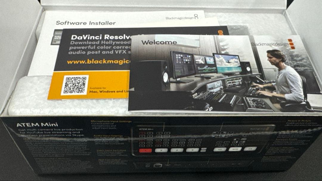 BlackMagic ATEM mini ライブプロダクションスイッチャー