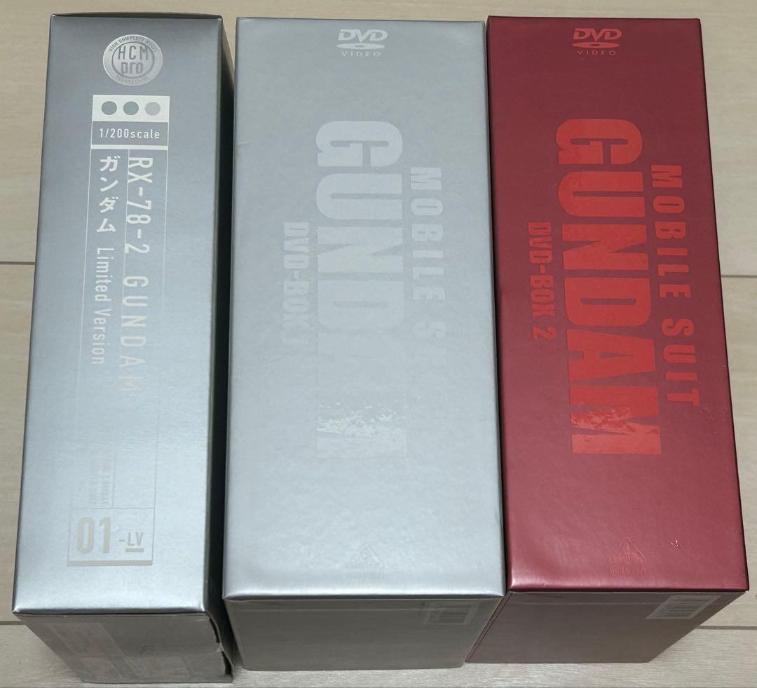 機動戦士ガンダム DVD BOX1•2 初回限定生産商品 ガンダムプラモデル