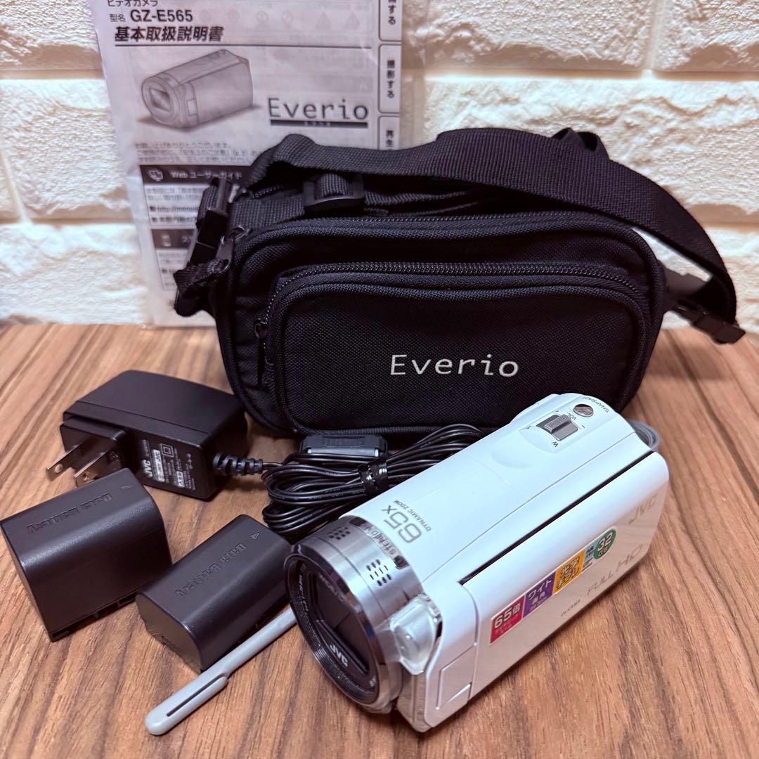 【美品】 JVC Everio GZ-E565 エブリオビデオカメラ