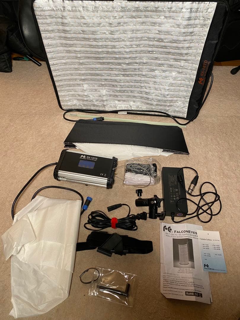 撮影ライト FalconEyes RX-18TD ディフューザー付き