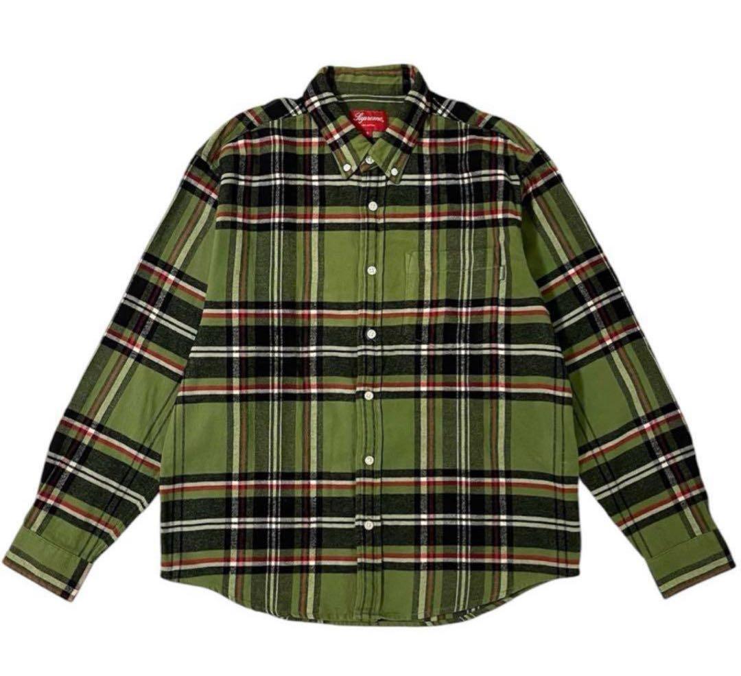 g*5様 supreme Tartan Flannel Shirt 20AW L