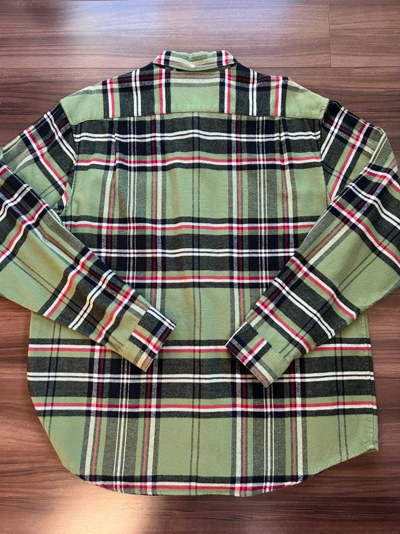 g*5様 supreme Tartan Flannel Shirt 20AW L