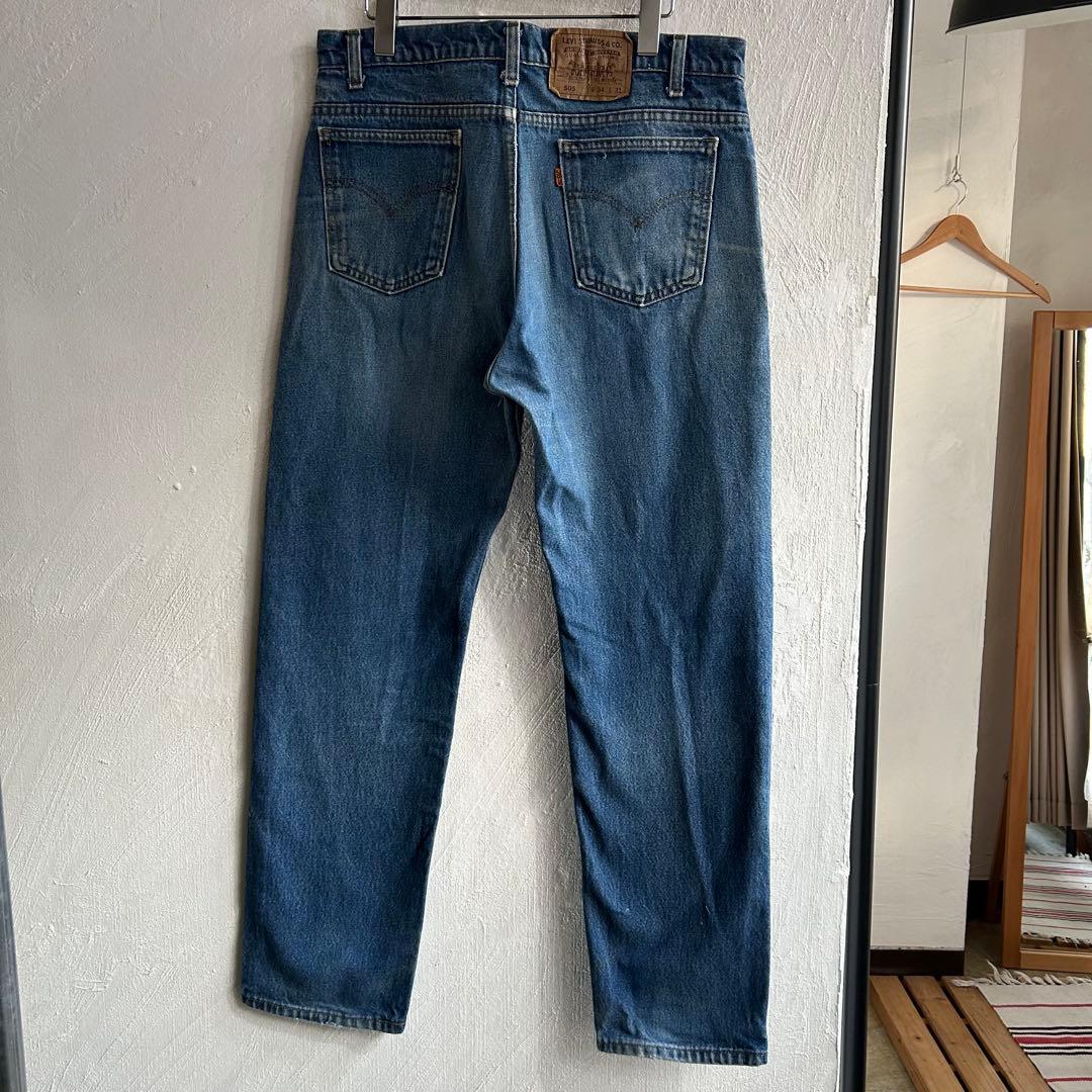 90S USA製 LEVI'S 505 オレンジタブ デニムパンツ 34 ヒゲ