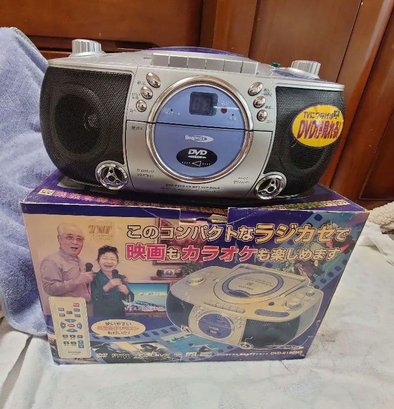 Bearmax　DVDラジカセ簡単カラオケセット　2台　ジャンク扱い