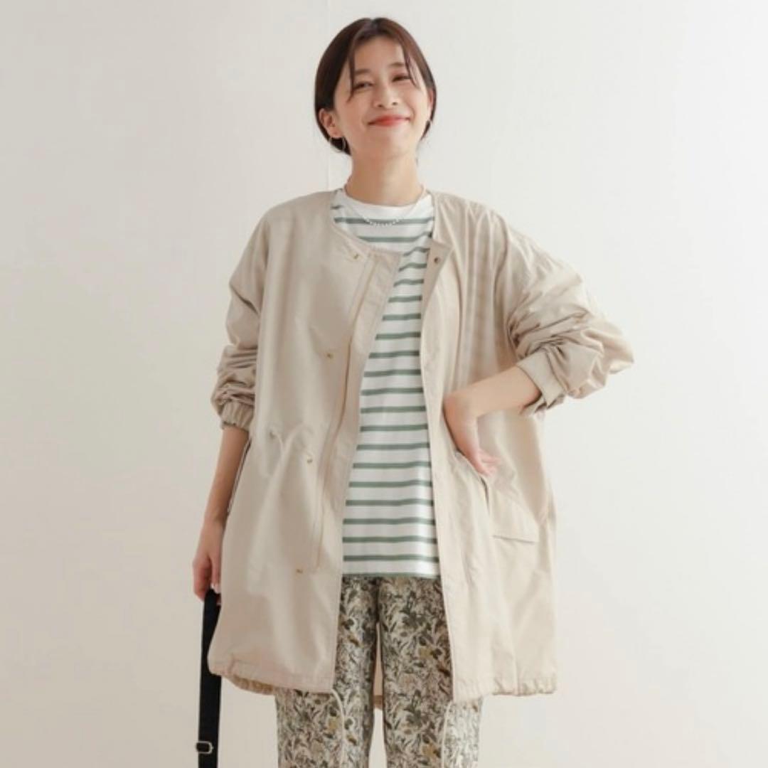 URBAN RESEARCH DOORS ノーカラー　モッズコート