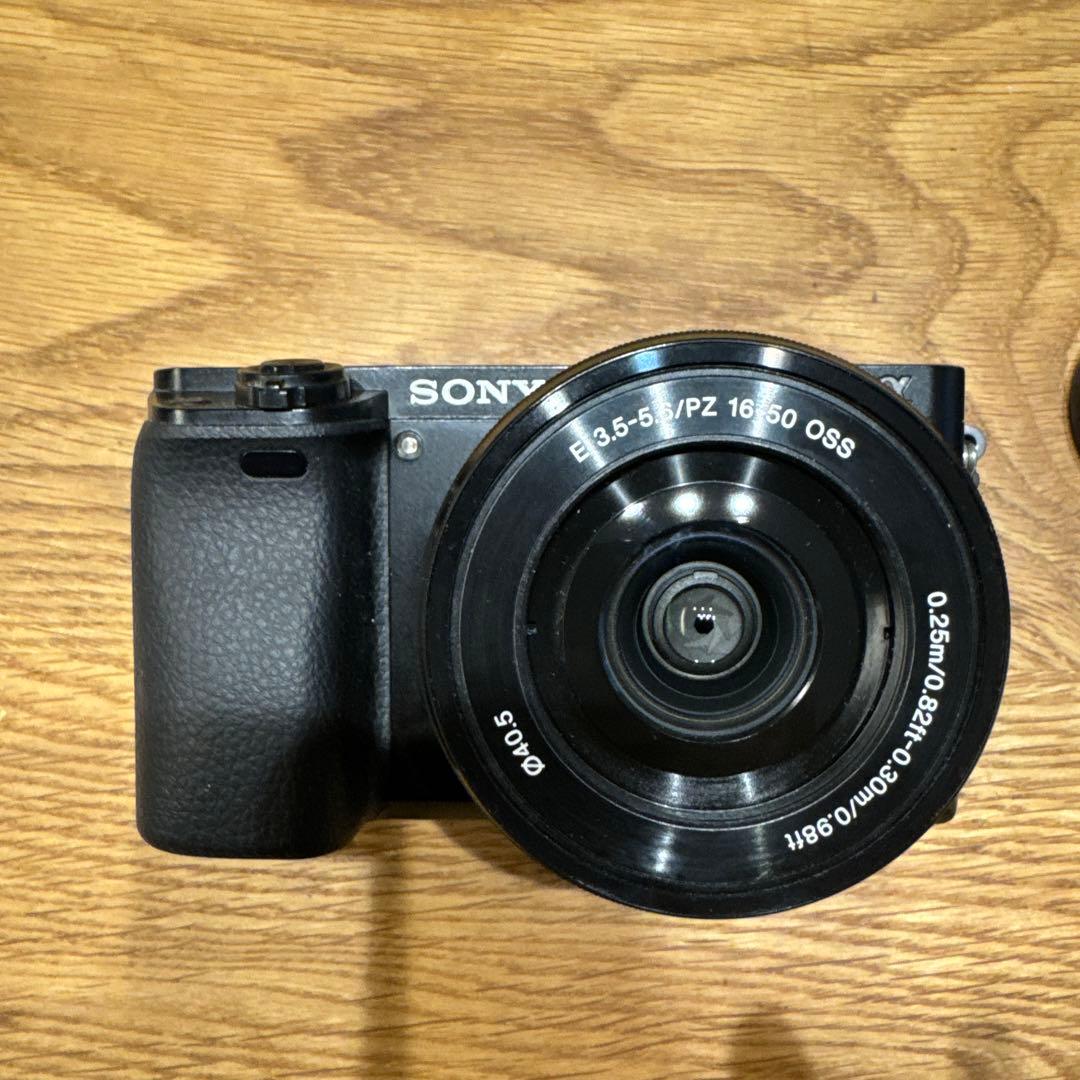 【美品】SONY α6000 ミラーレス一眼カメラ ブラック