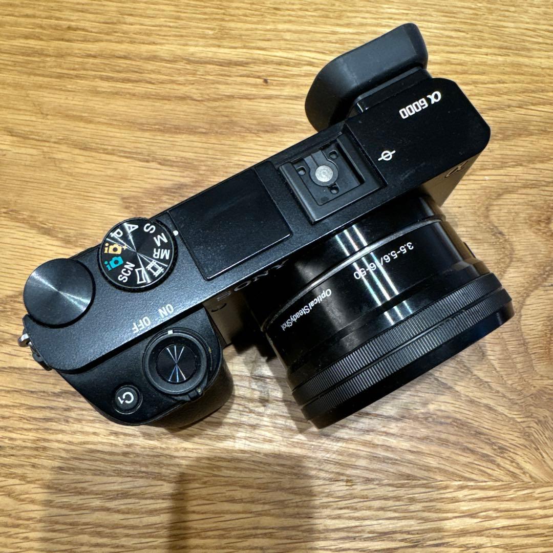 【美品】SONY α6000 ミラーレス一眼カメラ ブラック