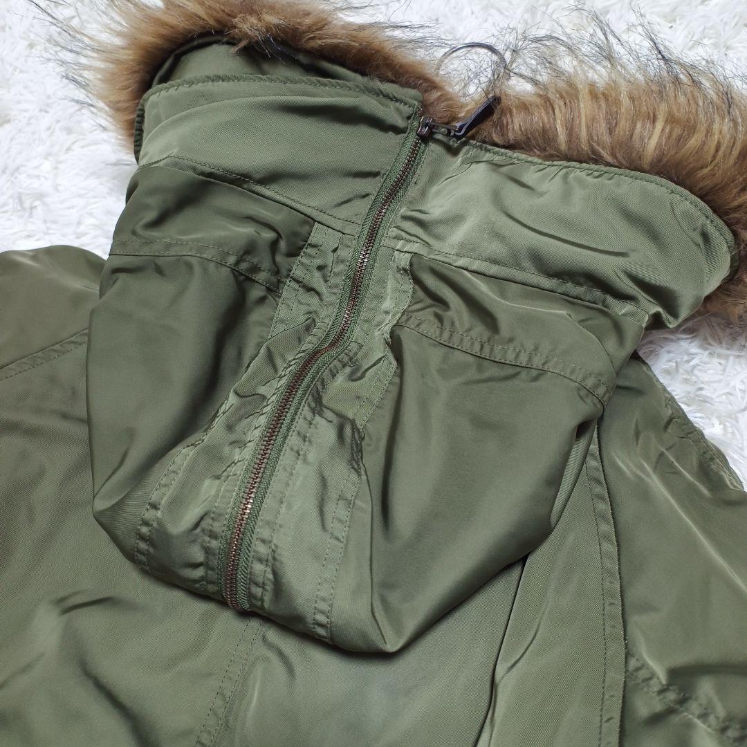 AZUL BY MOUSSY 短丈 N-2B カーキ Y2K