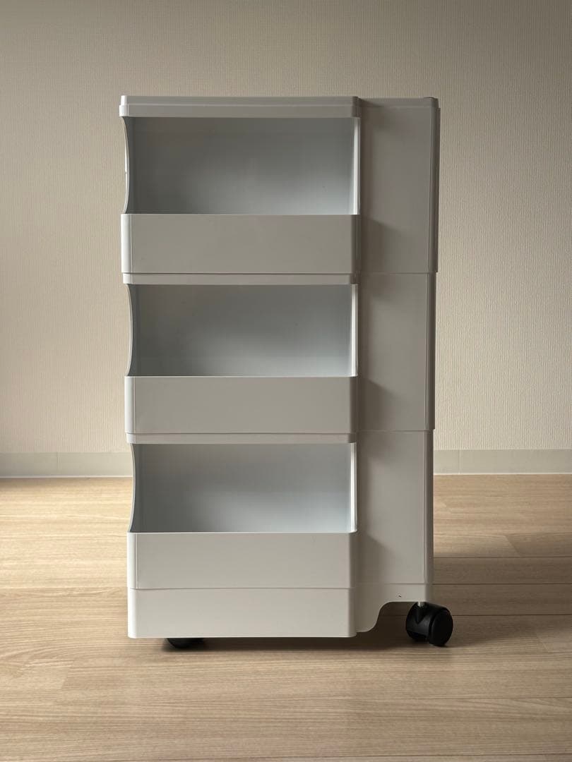 Boby Wagon ボビーワゴン 3段3トレイ ホワイト B-LINE