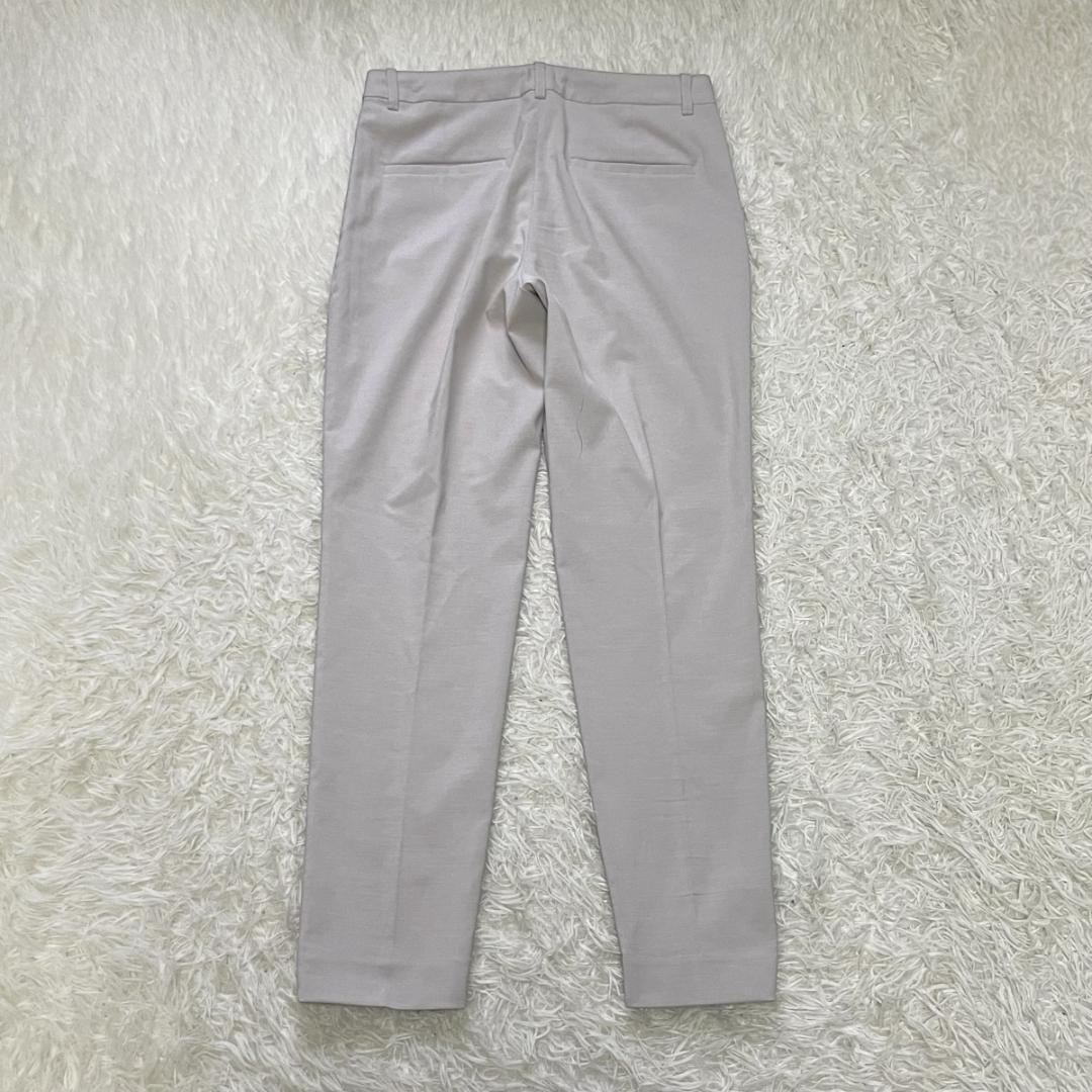 春夏 グリーンレーベル 手洗い可 ノーラペル パンツスーツ セットアップ 38