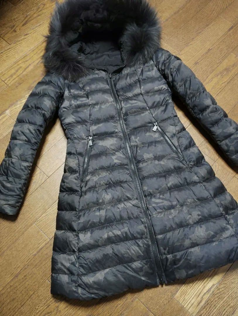 ゆず　美品　TATRAS　リバーシブル　2way ダウンコート