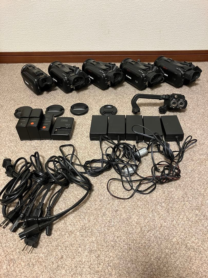 Canon 業務用ビデオカメラXAシリーズ 5台まとめて。