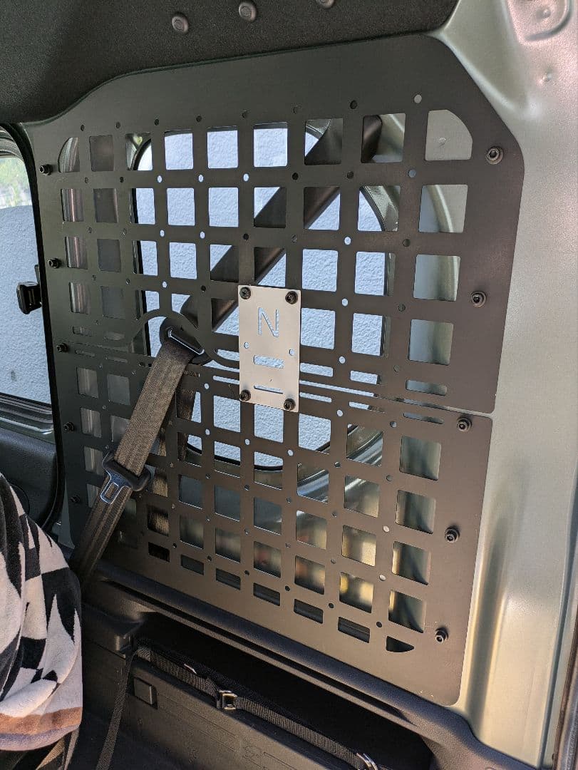 N-VAN　インナーメッシュパネル1.2ミリ　左右セット　無塗装品　Nプレート
