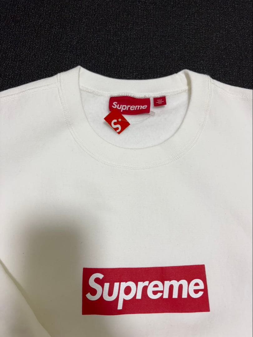 Supreme Washed Box Logo Crewneck Lサイズ