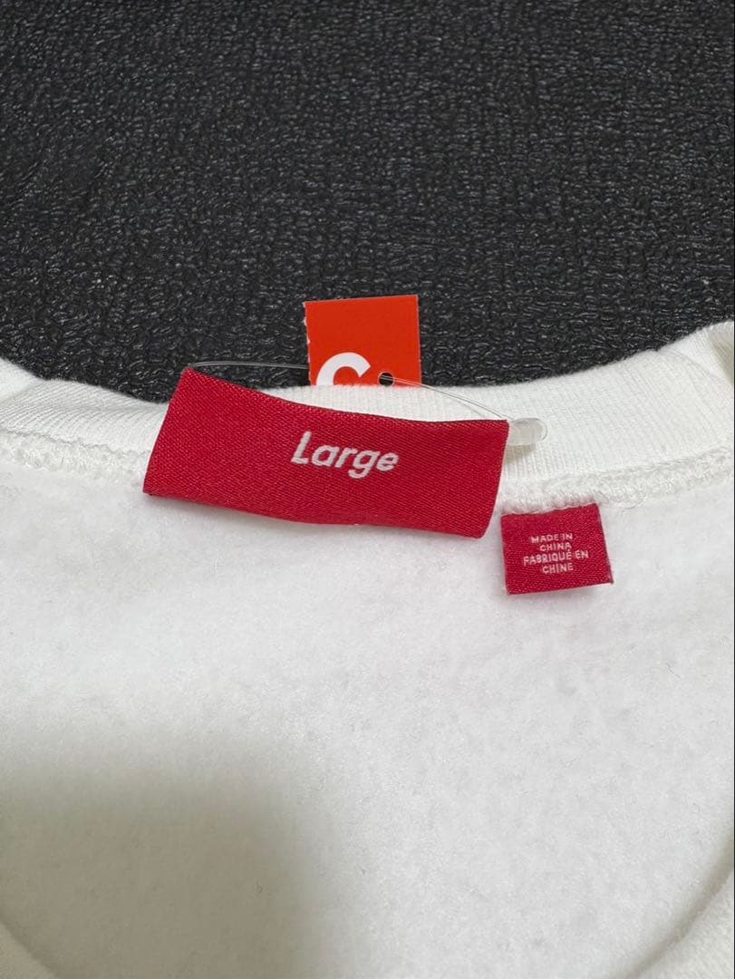 Supreme Washed Box Logo Crewneck Lサイズ