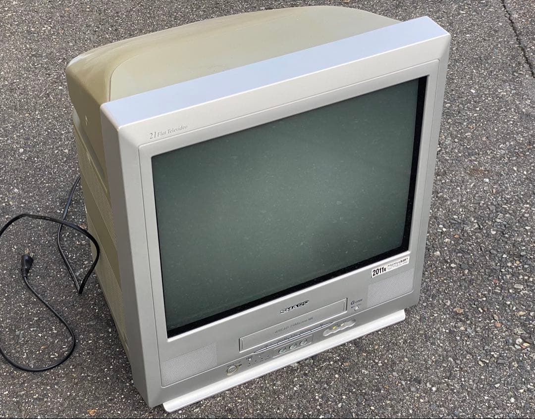 動作確認済　SHARP ブラウン管テレビ VT-21FN20