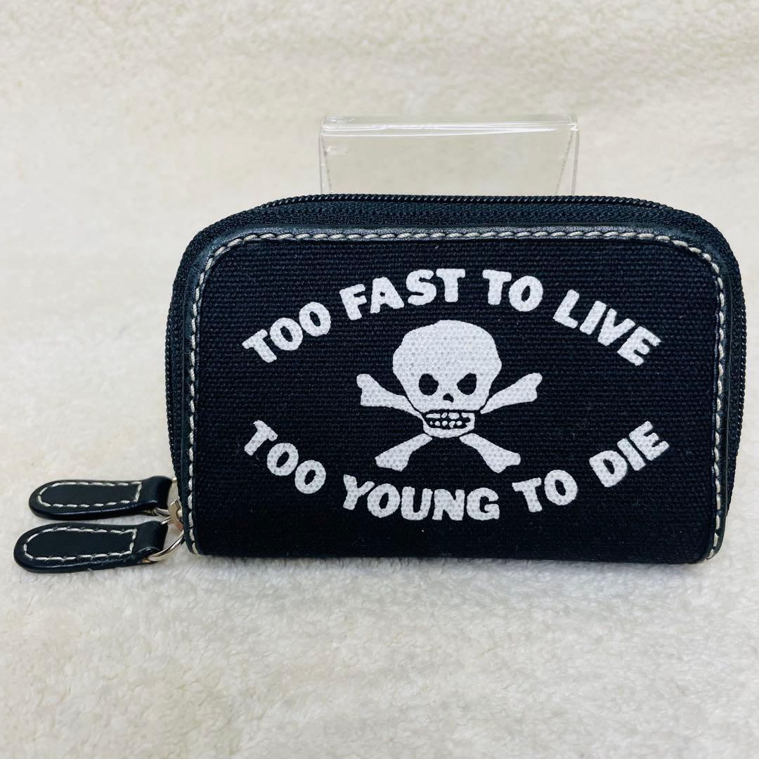 ヴィヴィアンウエストウット ケース キーケース 黒 ドクロ スカル y2k