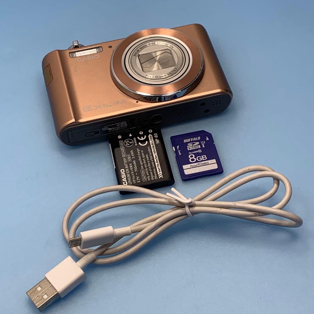 CASIO EXILIM EX-ZS180 16.1MEGA.P ピンクゴールド