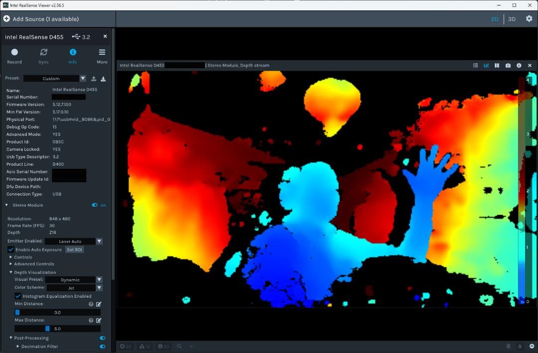 Intel Realsense Depth Camera D455 美品