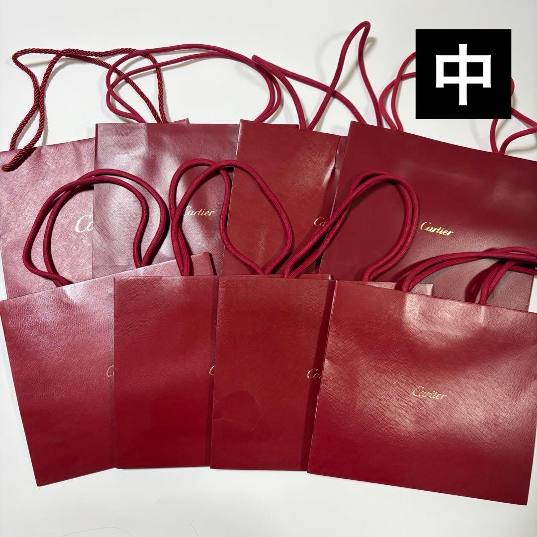 カルティエ　ショッパー　紙袋　36枚セット　まとめ売り　大　中　小　サイズ
