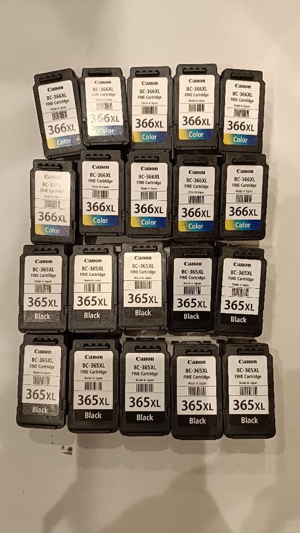 使用済み Canonインクカートリッジ20個