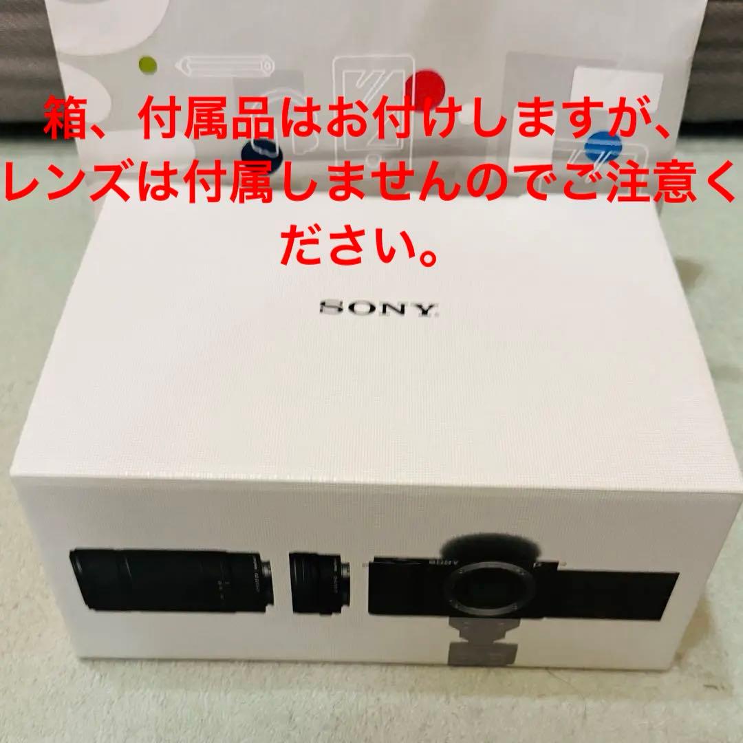 SONY デジタル一眼カメラZV-E10YB ボディ（箱、付属品はお付けします）