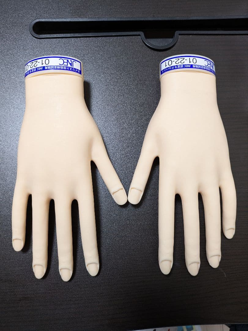 JNEC認定モデルハンド(両手)＋モデルハンド用チップ・シールセット