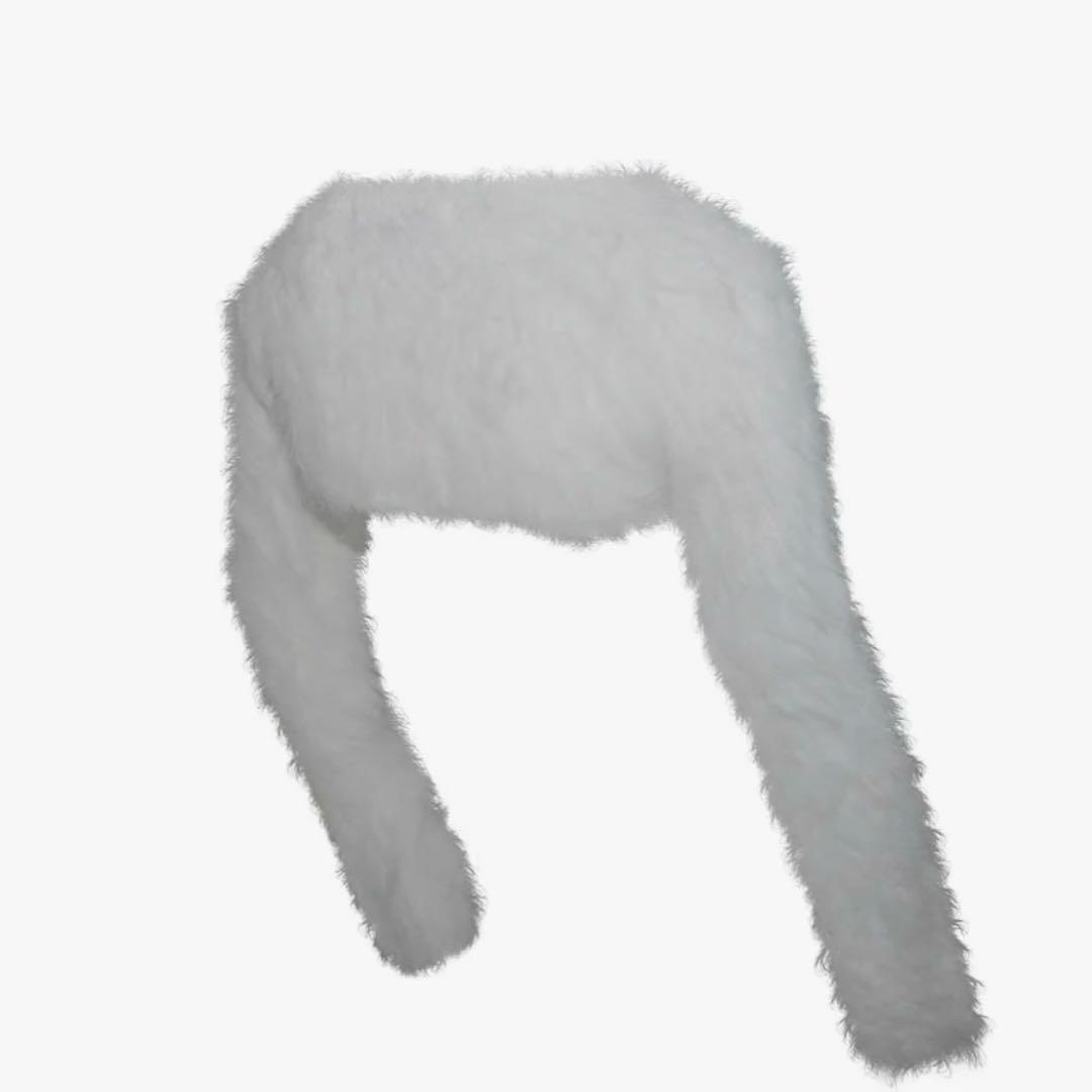 トップス the red thread S fuzzy tops cropped