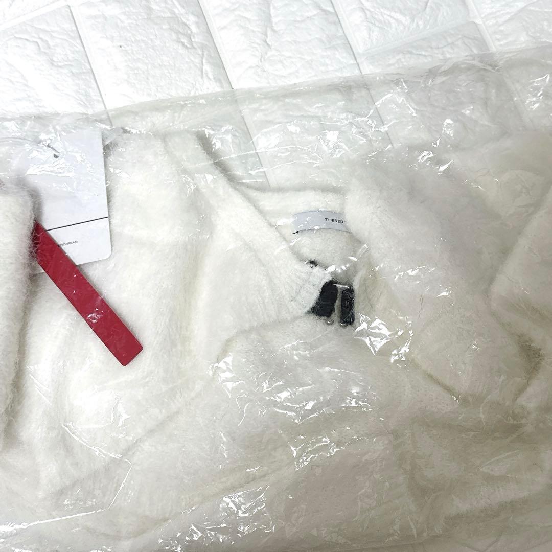 トップス the red thread S fuzzy tops cropped