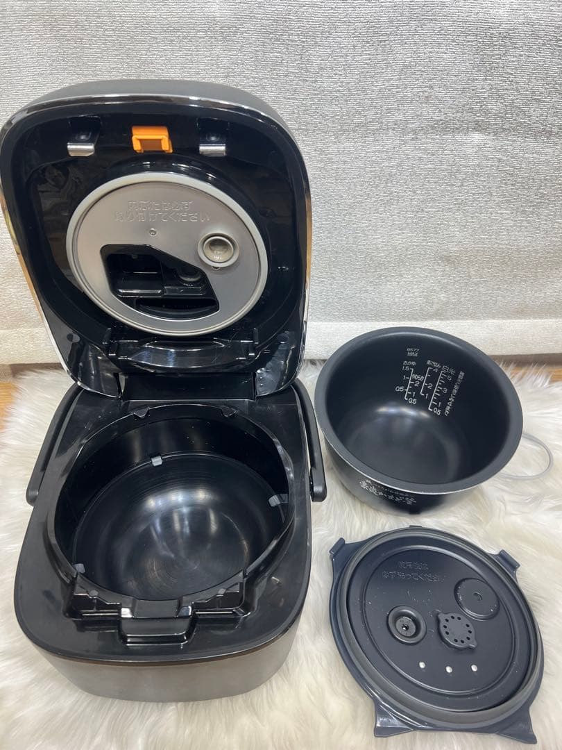 象印 圧力IH 炊飯器 炎舞炊き NW-PS10 ブラック 5.5合炊き 美品