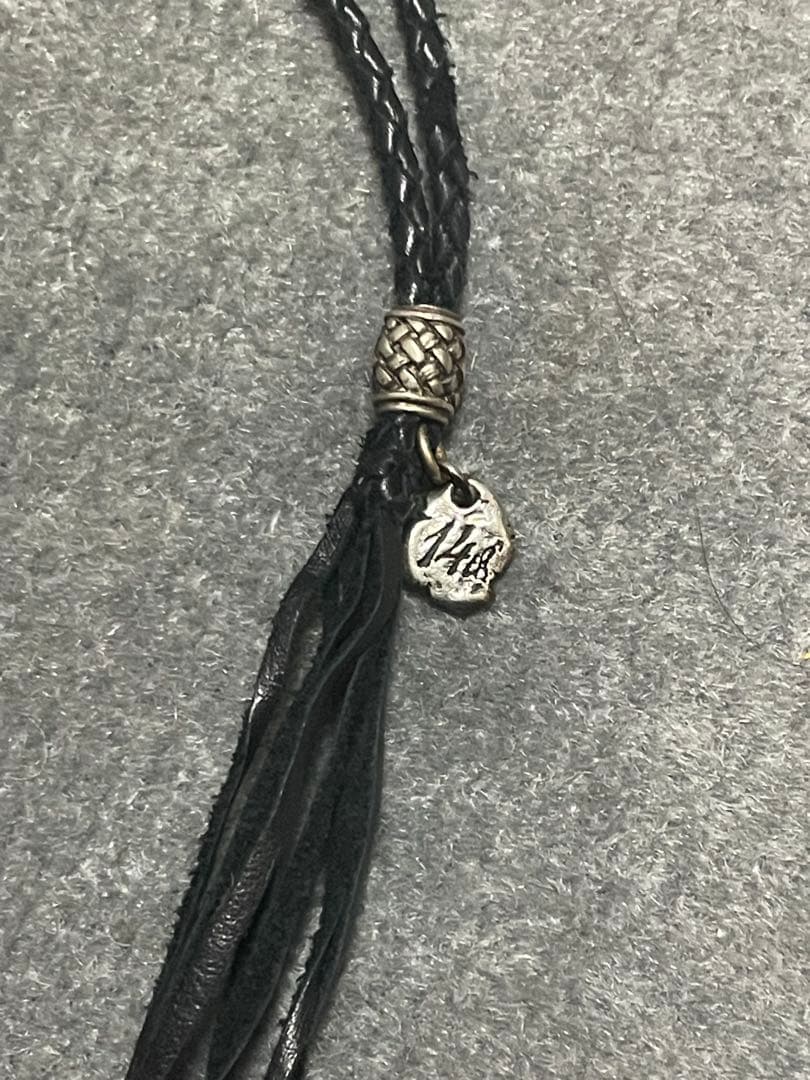 希少14th addiction ストーン フェザー ネックレス archive