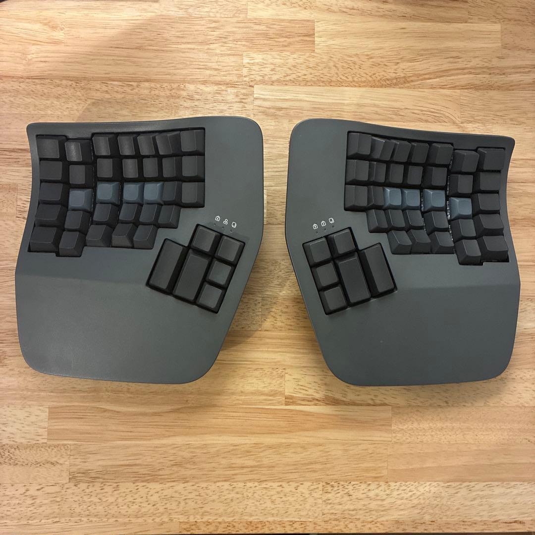 Kinesis Advantage 360 Pro 静音ピンク軸 無刻印セット