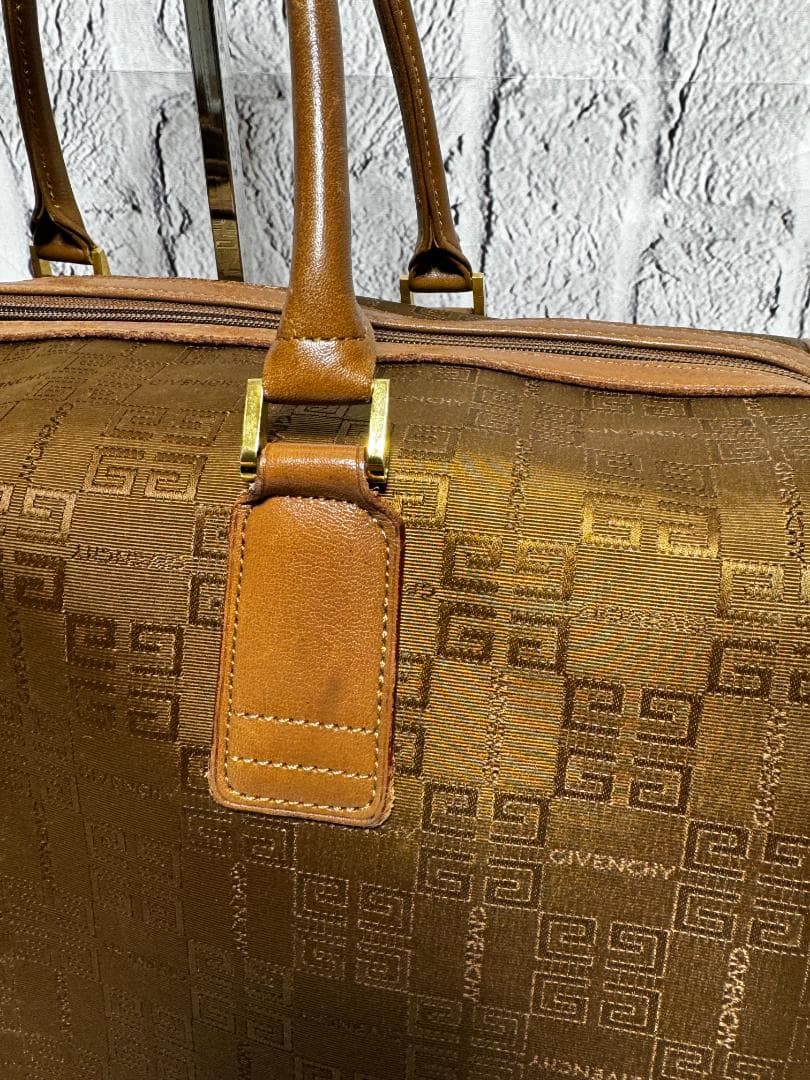 レア　GIVENCHY　ボストンバッグ　総柄　ｗ1725-0806-①-①